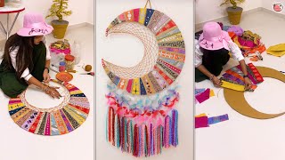 Diy room decor ideas  colourful wall hanging diy girl roomdecor wallhanging [upl. by Mozelle433]