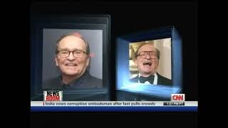 Sidney Lumet News Report of His Death  April 9 2011 [upl. by Neggem]