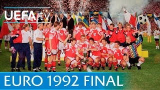 Denmark v Germany UEFA EURO 92 final highlights [upl. by Amik]