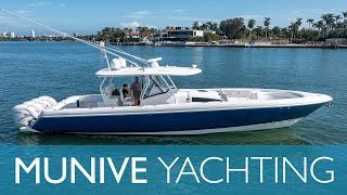 Intrepid Powerboats 475 Panacea 2020 With Quad Yamaha 425HP Outboard Engines  Boat Review [upl. by Behn]