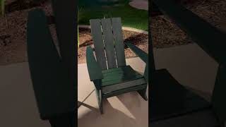 POLYWOOD Modern Adirondack Rocking ChairSuperb Quality and Pure Comfort Elevate any Outdoor Space [upl. by Wier]