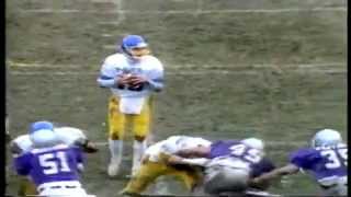 1986 Vanier Cup Highlights UBC Thunderbirds vs University of Western Ontario Mustangs [upl. by Yhtuv]