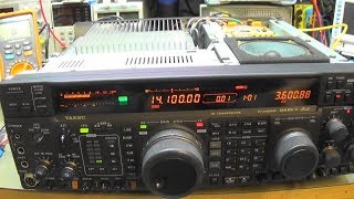 161 Yaesu FT1000MP field no RX fixed Troubleshooting with vintage signaltracer Heathkit [upl. by Orola]