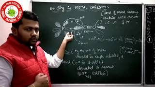 BONDING IN METAL CARBONYLS  COORDINATION COMPOUNDS  CLASS12th [upl. by Aynotan]