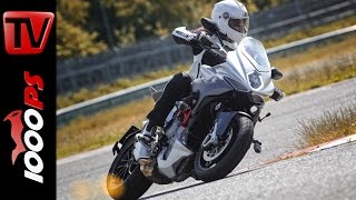 2015 MV Agusta Turismo Veloce Test  Reiseenduro Vergleich [upl. by Yasdnyl]