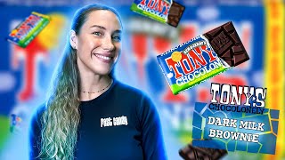 Tonys Chocolonely x Ben amp Jerrys Dark Milk Brownie Chocolate [upl. by Anderson]