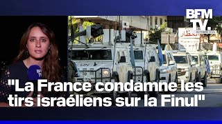 Liban Paris accuse Israël de tirs quotdélibérésquot sur les Casques bleus de lOnu [upl. by Desdemona989]