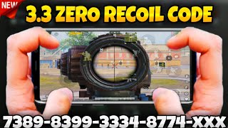 NEW 33 🔱 BGMIPUBG ZERO RECOIL SENSITIVITY CODE 2024 GYROSCOPE  BGMI SENSITIVITY CODE TODAY [upl. by Past409]