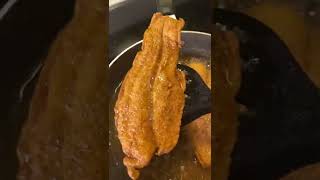 Fish cooked in Just Us Seasonings Fish Breading [upl. by Nowtna]