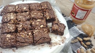 Peanut Butter Fudge Brownies [upl. by Yclehc]