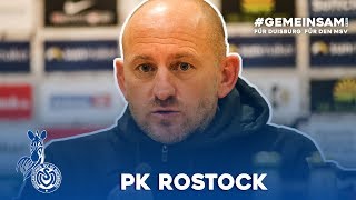 Zweites Gesicht  PK nach Rostock  FCHMSV  ZebraTV  10112019 [upl. by Averi]