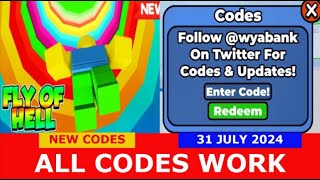 NEW CODES UGC Helmet Fly To Hell ROBLOX  JULY 31 2024 [upl. by Maupin]