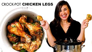 Best Crock Pot Chicken Legs  Only 5 Minutes of Prep Time [upl. by Squires]