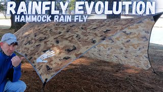 BEST BUDGET RAIN FLY  RAIN FLY EVOLUTION HAMMOCK CAMPING RAIN FLY BUDGET GEAR REVIEW [upl. by Dachia]