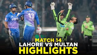 Full Highlights  Lahore Qalandars vs Multan Sultans  Match 14  HBL PSL 9  M2A1A [upl. by Laet207]