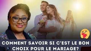 Comment savoir si c’est le bon choix pour le mariage Pasteur Joelle Kabasele [upl. by Jerrylee]