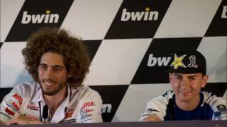 Simoncelli vs Jorge  Conferenza stampa Assen [upl. by Genvieve361]