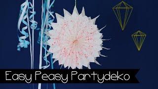 DIY  PARTYDEKO SELBER MACHEN I PAPIER [upl. by Welsh]