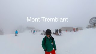 Mont Tremblant Skiing From Top to Bottom 6KM  Ski in Canada 🇨🇦 2024  Longest Green Run [upl. by Pirzada]