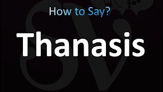 How to Pronounce Thanasis correctly [upl. by Hairem]