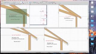 SCISSOR TRUSSES Chief Architect Videos by dsh [upl. by Bashee]