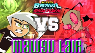 Danny Phantom vs Invader Zim II  Super Brawl Showdown v030b Full Match Gameplay [upl. by Enened318]