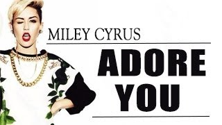 Miley Cyrus  Adore You  Leaked Track [upl. by Lertnek]