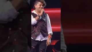 Pramod Kharel Singing Asami Song The Voice of Nepal season 4 blind audition [upl. by Koloski]