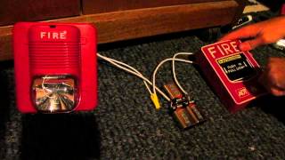 SpectrAlert Classic Fire Alarm Test 1 [upl. by Brade]