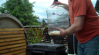 How to Gently but quickly clean a Better Bottle Carboy [upl. by Karilynn]