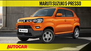 Maruti Suzuki SPresso Price Comparison vs Rivals  Autocar India [upl. by Eiramacissej]