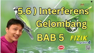 56 Interferens Gelombang  BAB 5 Gelombang  Fizik Tingkatan 4  Buku Teks [upl. by Einot]