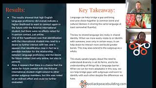 Research Explains How Language May Impact Likelihood of Furthering Intergroup Relationships [upl. by Ilatan]