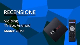 RECENSIONE  VicTsing TV Android Box Model VITV1 [upl. by Ahsinoj]