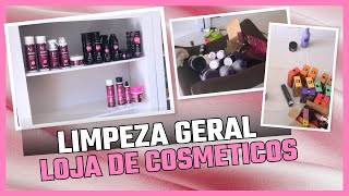 Dia de limpeza e organização na minha loja de cosméticos [upl. by Enaud]