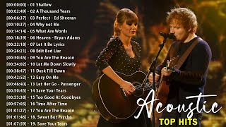 Best Acoustic Songs Collection  Acoustic 2024  The Best Acoustic Covers of Popular Songs 2024 [upl. by Boesch]