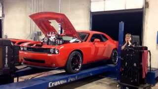 Craven Built 572quot Big Block Hemi Challenger with a 1071 ripping at the Dyno [upl. by Einej]