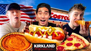 Two Brits go to Costco for the first time ft Zach King [upl. by Maisey296]