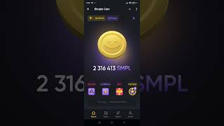 Simple Coin UK Exchange Launch There Tap Bot [upl. by Ursala]