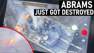 Abrams Just Got Destroyed First Abrams Loss in Ukraine [upl. by Eserehs]