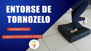 EXERCÍCIOS PARA ENTORSE DE TORNOZELO  Clínica Reabilitar [upl. by Ela]