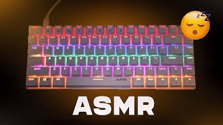 no talking ASMR Blue Switches Keyboard Sounds Clicky😴💤 [upl. by Liagaba]