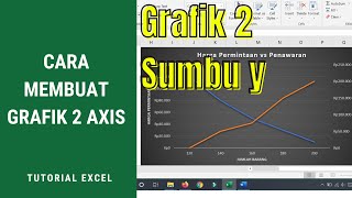 Grafik Excel 2 Axis Cara Membuat Grafik Excel 2013 [upl. by Arrad424]