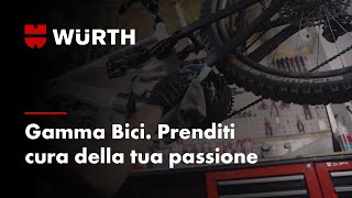 Come pulire e fare manutenzione di una bici professionale da corsa  Würth [upl. by Nilyahs]