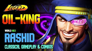 SF6🔥 Oil King RASHID Is World Strongest Cooking Every One 🔥 Ranked Match 🔥 SF6 DLC Replays 🔥 [upl. by Hareemas]