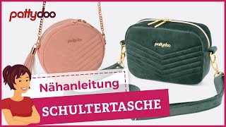 Taschen nähen  Anleitung für edle Handtaschen aus Kunstleder mit Reißverschluss [upl. by Jablon894]