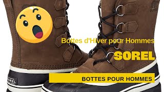 Bottes Sorel Bottes dHiver pour Hommes Caribou [upl. by Zarger]