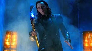 Iron Man amp Captain America vs Loki  Fight Scene  The Avengers 2012 Movie Clip HD [upl. by Azne]