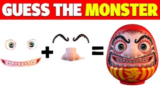 Guess the MONSTERS BODY PARTS GODS WILL  Canon Mode  other Scary Roblox Obby Monsters [upl. by Nahsyar]