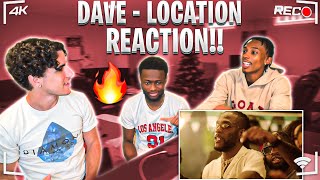 AMERICANS REACT TO DAVE  LOCATION FT BURNA BOY [upl. by Eiryt]